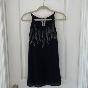 WHBM Sleeveless top with beading detail